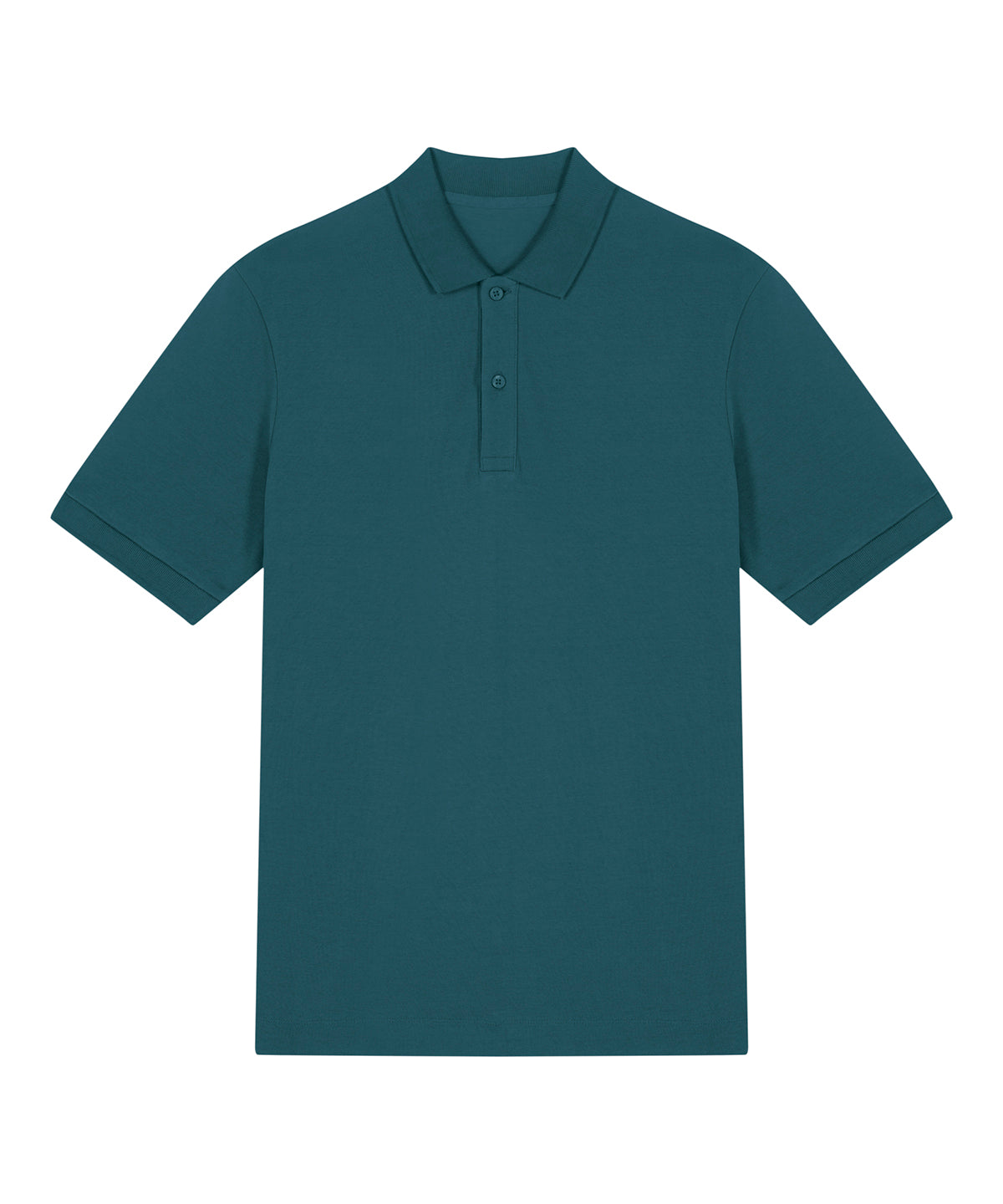 Tryck din logga på Piké från Stanley/Stella - Anpassa Stanley Stella - Prepster 2.0 Premium Piké, Unisex i färgen Teal för företag, föreningar och privatpersoner