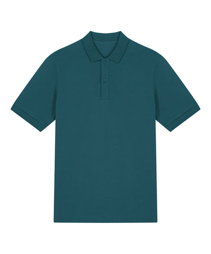 Tryck din logga på Piké från Stanley/Stella - Anpassa Stanley Stella - Prepster 2.0 Premium Piké, Unisex i färgen Teal för företag, föreningar och privatpersoner