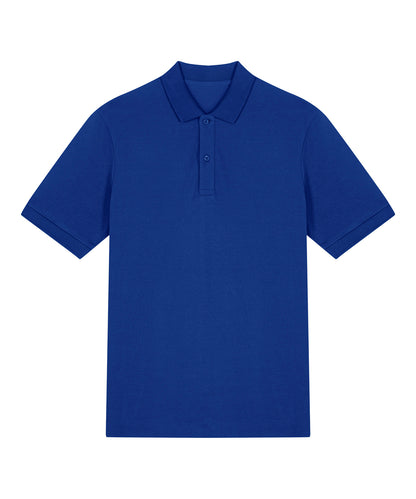 Tryck din logga på Piké från Stanley/Stella - Anpassa Stanley Stella - Prepster 2.0 Premium Piké, Unisex i färgen Mörkblå för företag, föreningar och privatpersoner