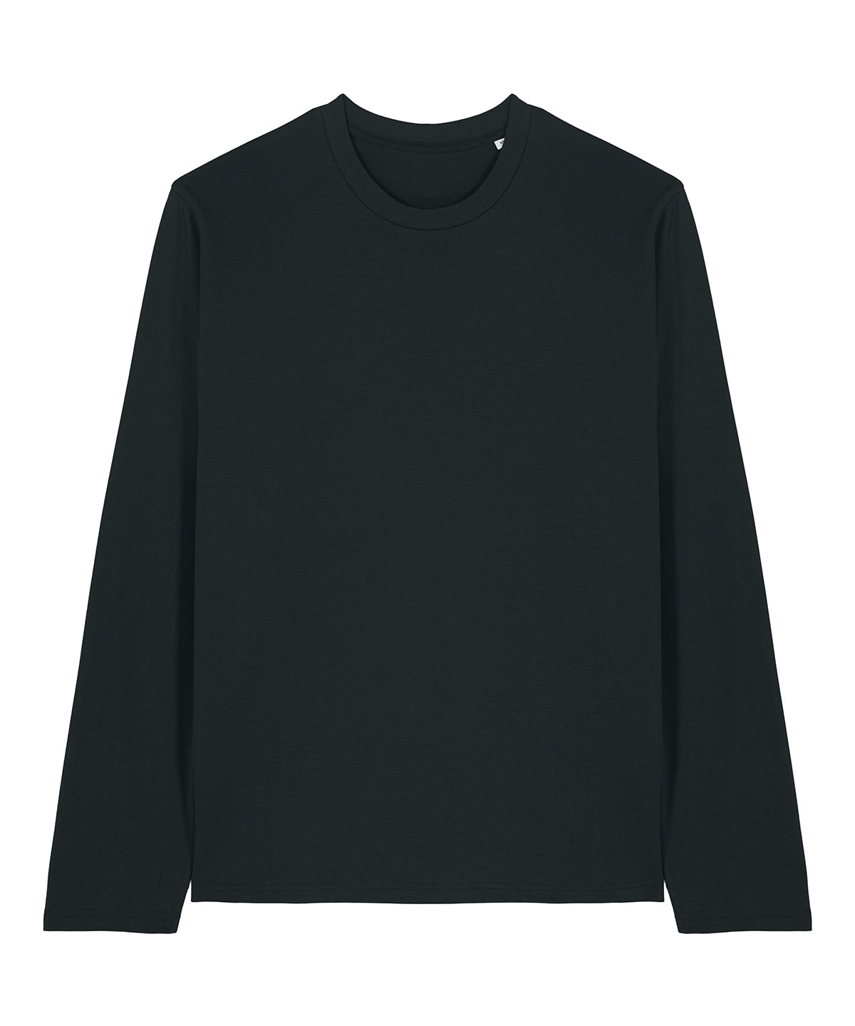 Tryck din logga på T-shirts från Stanley/Stella - Anpassa Stanley/Stella Creator 2.0 – Långärmad T-shirt, Unisex i färgen Svart för företag, föreningar och privatpersoner