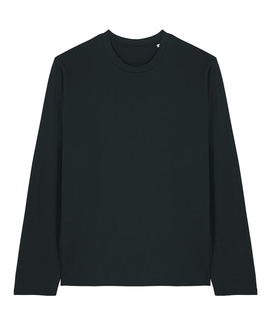 Tryck din logga på T-shirts från Stanley/Stella - Anpassa Stanley/Stella Creator 2.0 – Långärmad T-shirt, Unisex i färgen Svart för företag, föreningar och privatpersoner