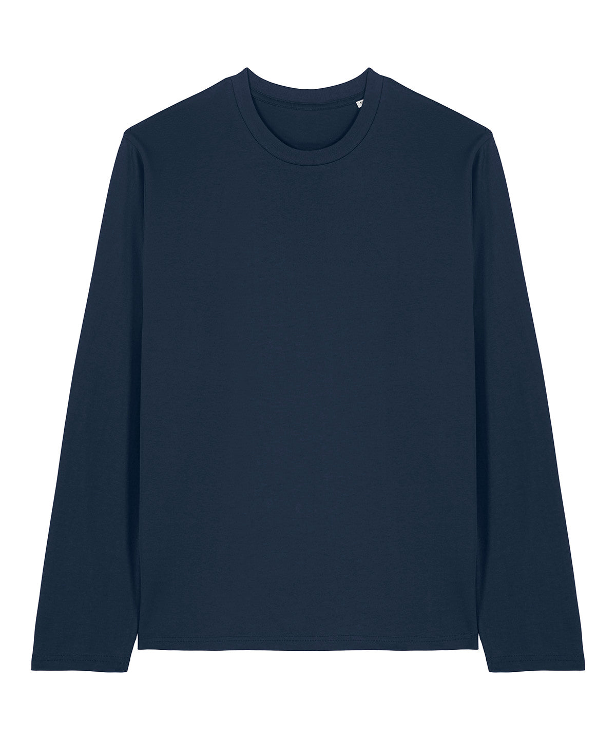 Tryck din logga på T-shirts från Stanley/Stella - Anpassa Stanley/Stella Creator 2.0 – Långärmad T-shirt, Unisex i färgen Marinblå för företag, föreningar och privatpersoner