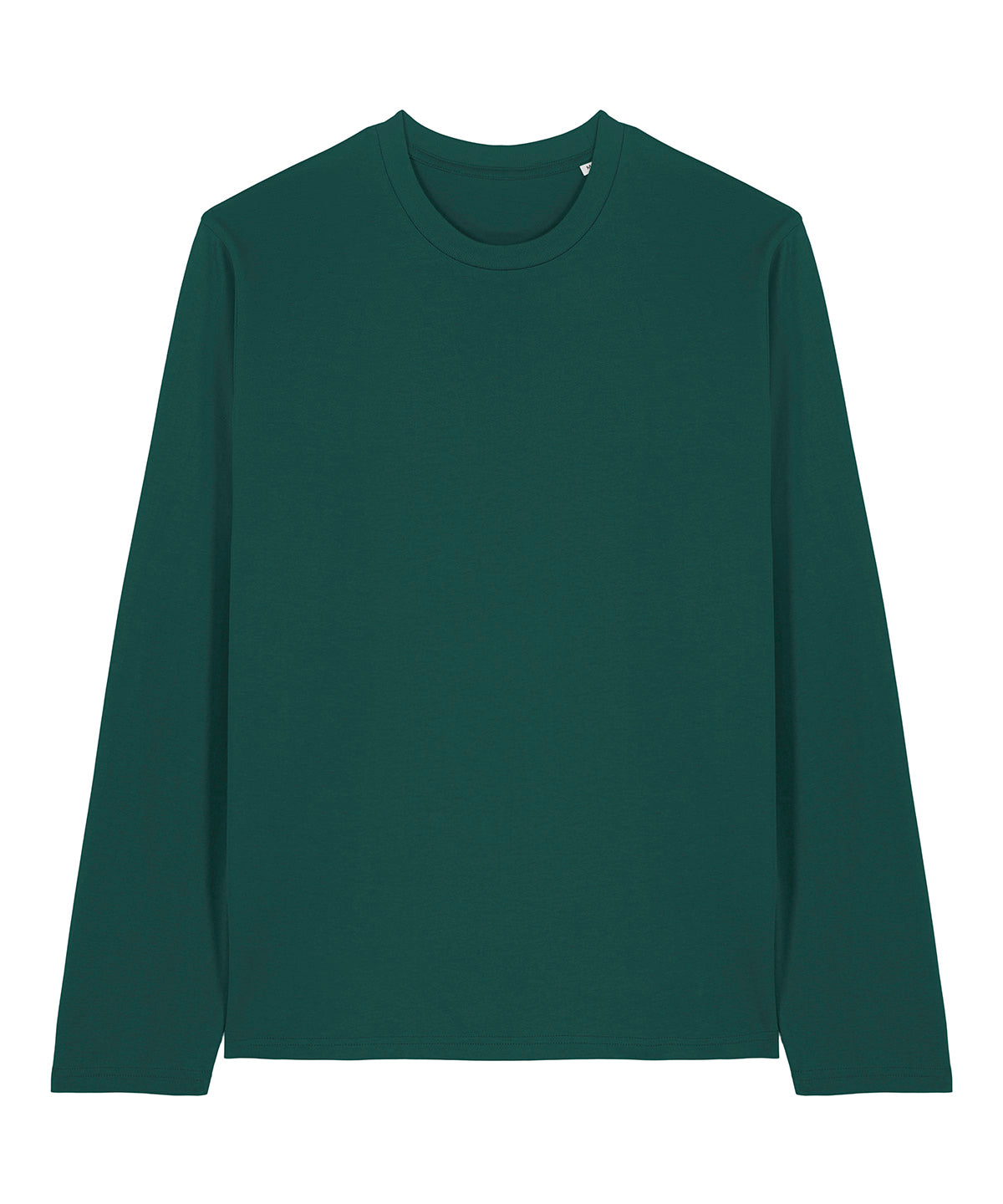 Tryck din logga på T-shirts från Stanley/Stella - Anpassa Stanley/Stella Creator 2.0 – Långärmad T-shirt, Unisex i färgen Mörkgrön för företag, föreningar och privatpersoner