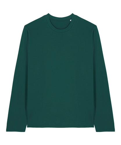 Tryck din logga på T-shirts från Stanley/Stella - Anpassa Stanley/Stella Creator 2.0 – Långärmad T-shirt, Unisex i färgen Mörkgrön för företag, föreningar och privatpersoner