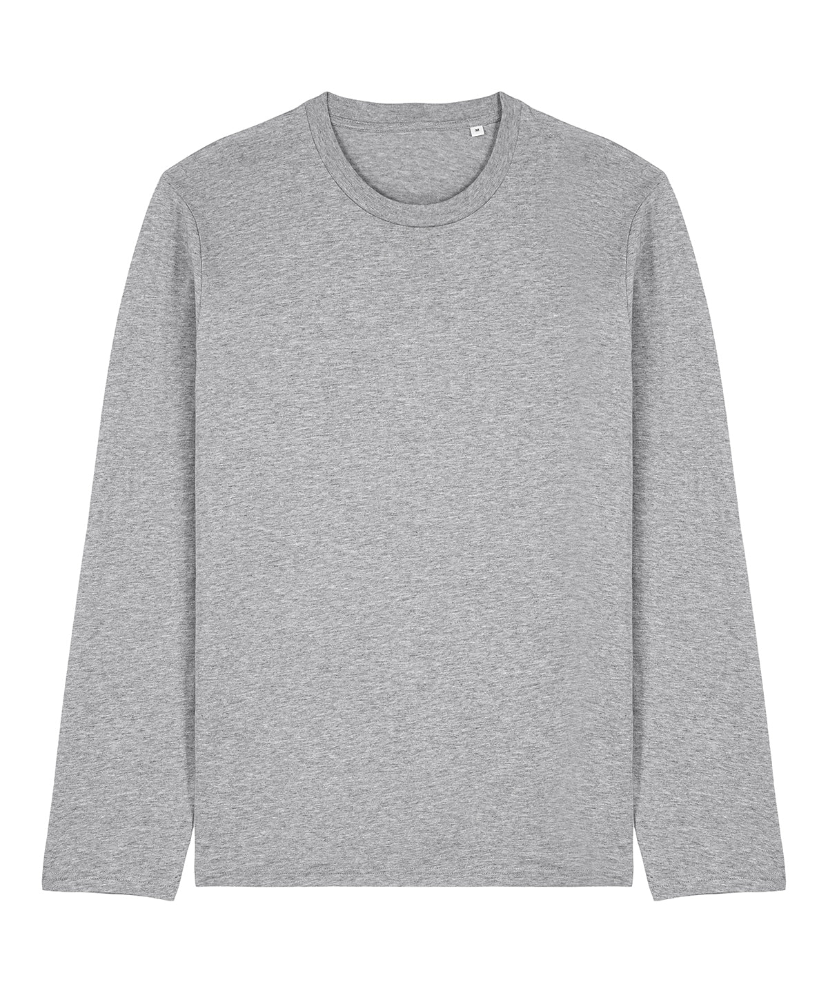 Tryck din logga på T-shirts från Stanley/Stella - Anpassa Stanley/Stella Creator 2.0 – Långärmad T-shirt, Unisex i färgen Mellangrå för företag, föreningar och privatpersoner