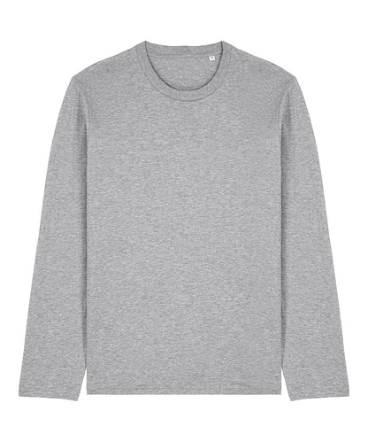 Tryck din logga på T-shirts från Stanley/Stella - Anpassa Stanley/Stella Creator 2.0 – Långärmad T-shirt, Unisex i färgen Mellangrå för företag, föreningar och privatpersoner