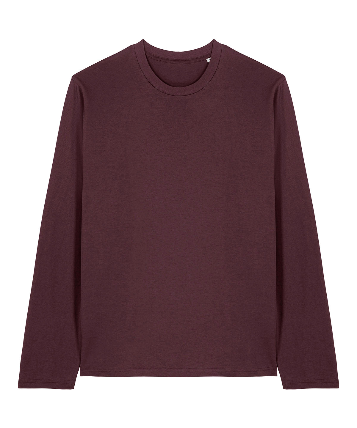 Tryck din logga på T-shirts från Stanley/Stella - Anpassa Stanley/Stella Creator 2.0 – Långärmad T-shirt, Unisex i färgen Burgundy för företag, föreningar och privatpersoner