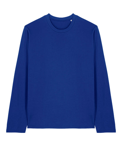 Tryck din logga på T-shirts från Stanley/Stella - Anpassa Stanley/Stella Creator 2.0 – Långärmad T-shirt, Unisex i färgen Mörkblå för företag, föreningar och privatpersoner