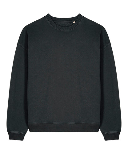 Tryck din logga på Sweatshirts från Stanley/Stella - Anpassa Stanley Stella - Radder 2.0 Vintage i färgen Svart för företag, föreningar och privatpersoner