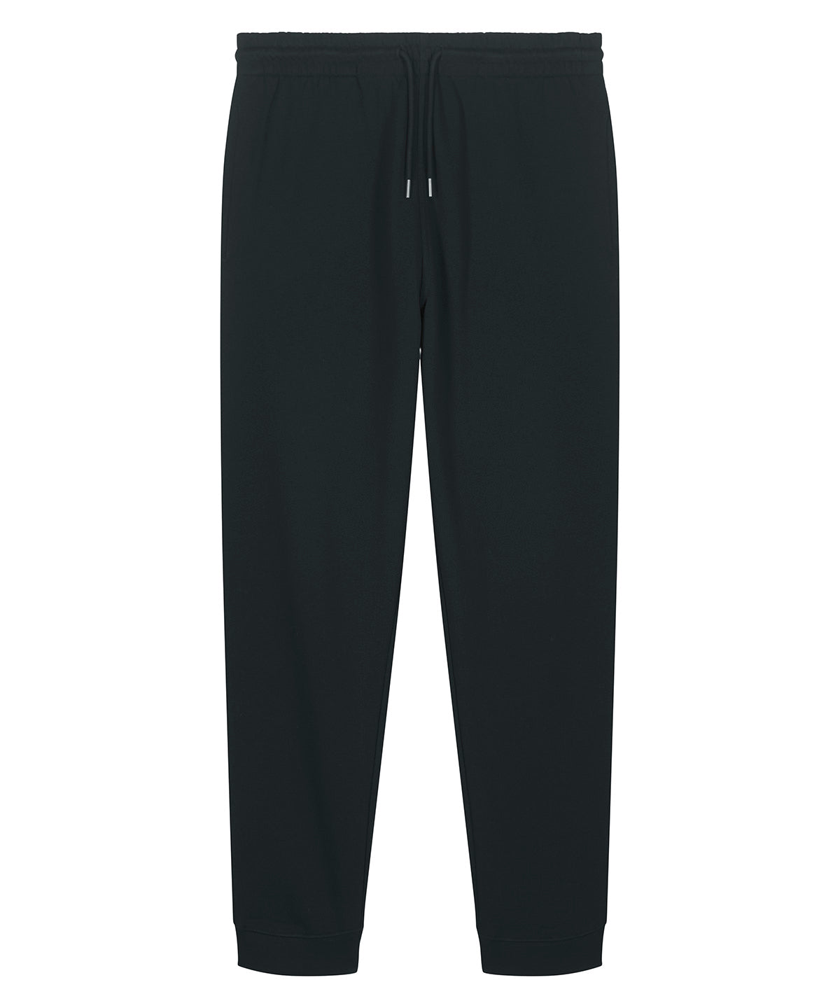 Tryck din logga på Mjukisbyxor från Stanley/Stella - Anpassa Unisex Mover 2.0 ikoniska joggingbyxor i färgen Svart för företag, föreningar och privatpersoner