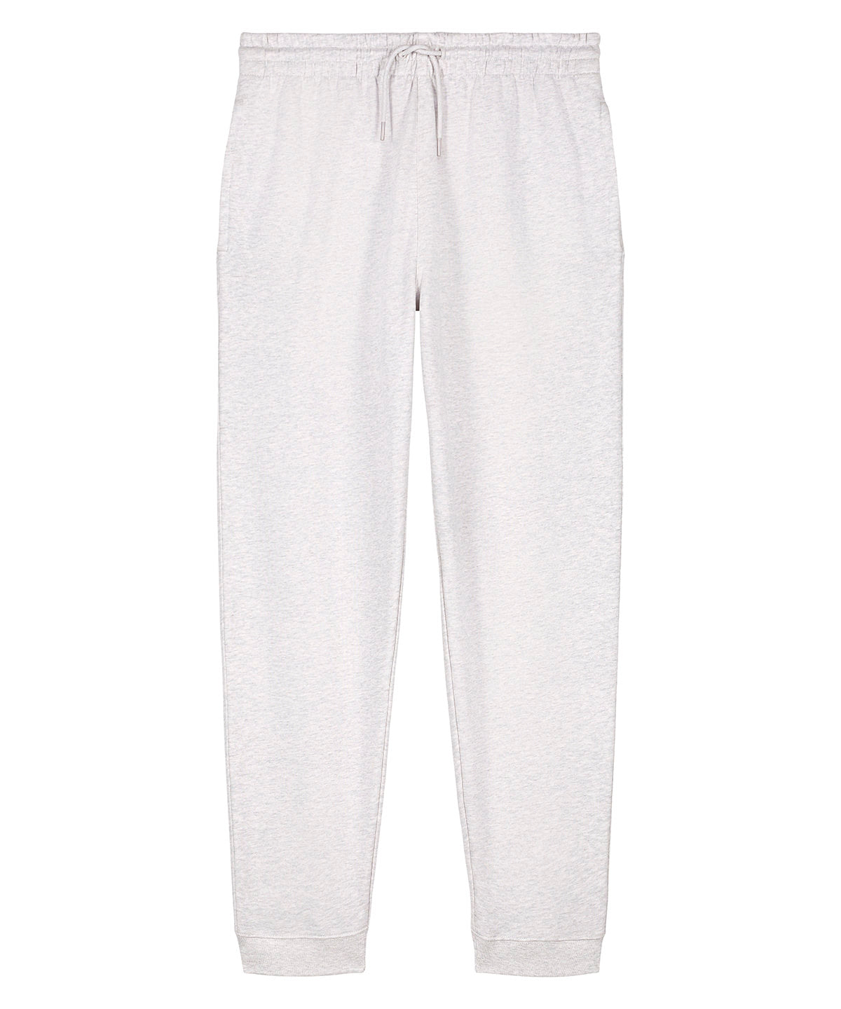 Tryck din logga på Mjukisbyxor från Stanley/Stella - Anpassa Unisex Mover 2.0 ikoniska joggingbyxor i färgen Ljusgrå för företag, föreningar och privatpersoner