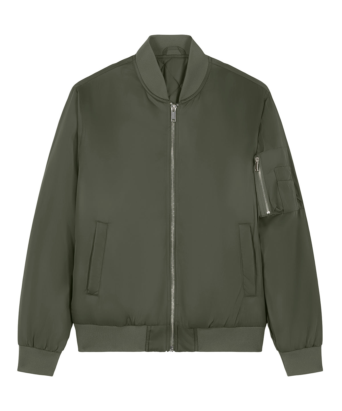 Tryck din logga på Jackor från Stanley/Stella - Anpassa Bomber 2.0 i färgen Khaki för företag, föreningar och privatpersoner