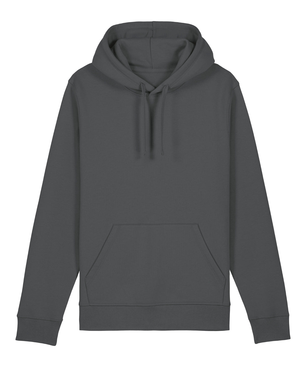 Tryck din logga på Hoodies från Stanley/Stella - Anpassa Stanley Stella - Unisex Drummer 2.0 huvtröja i färgen Mörkgrå för företag, föreningar och privatpersoner