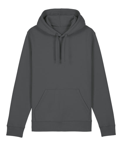 Tryck din logga på Hoodies från Stanley/Stella - Anpassa Stanley Stella - Unisex Drummer 2.0 huvtröja i färgen Mörkgrå för företag, föreningar och privatpersoner
