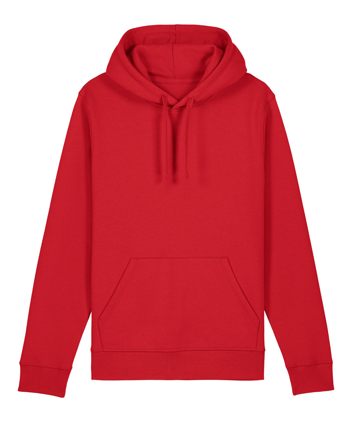 Tryck din logga på Hoodies från Stanley/Stella - Anpassa Stanley Stella - Unisex Drummer 2.0 Hoodie i färgen Mellan röd för företag, föreningar och privatpersoner
