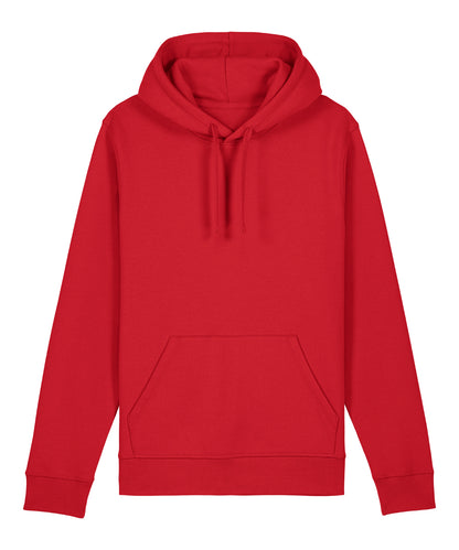 Tryck din logga på Hoodies från Stanley/Stella - Anpassa Stanley Stella - Unisex Drummer 2.0 Hoodie i färgen Mellan röd för företag, föreningar och privatpersoner