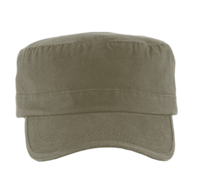 Tryck din logga på från Impala Print Shop - Anpassa BEECHFIELD Beechfield Army Cap i färgen Green Bay för företag, föreningar och privatpersoner