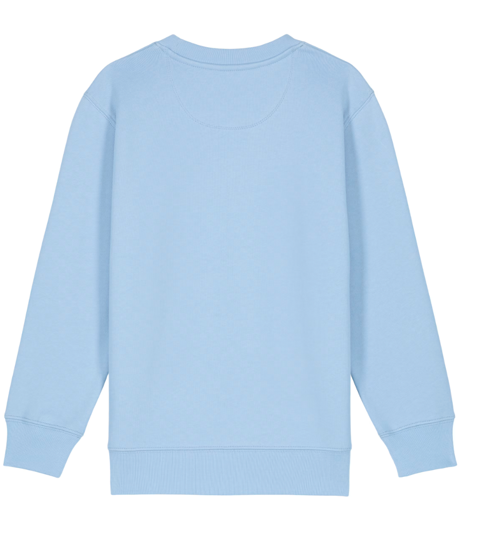 Tryck din logga på Sweatshirts från Stanley/Stella - Anpassa Stanley Stella - Barn mini Scouter sweatshirt med rund hals och ikonisk design i färgen för företag, föreningar och privatpersoner