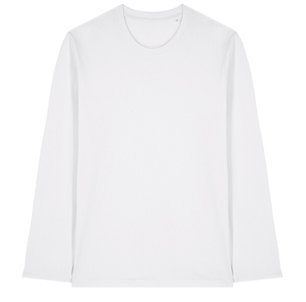 Tryck din logga på från Impala Print Shop - Anpassa Stanley/Stella Creator 2.0 long sleeve STTU199 i färgen Vitt för företag, föreningar och privatpersoner