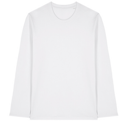 Tryck din logga på från Impala Print Shop - Anpassa Stanley/Stella Creator 2.0 long sleeve STTU199 i färgen Vitt för företag, föreningar och privatpersoner