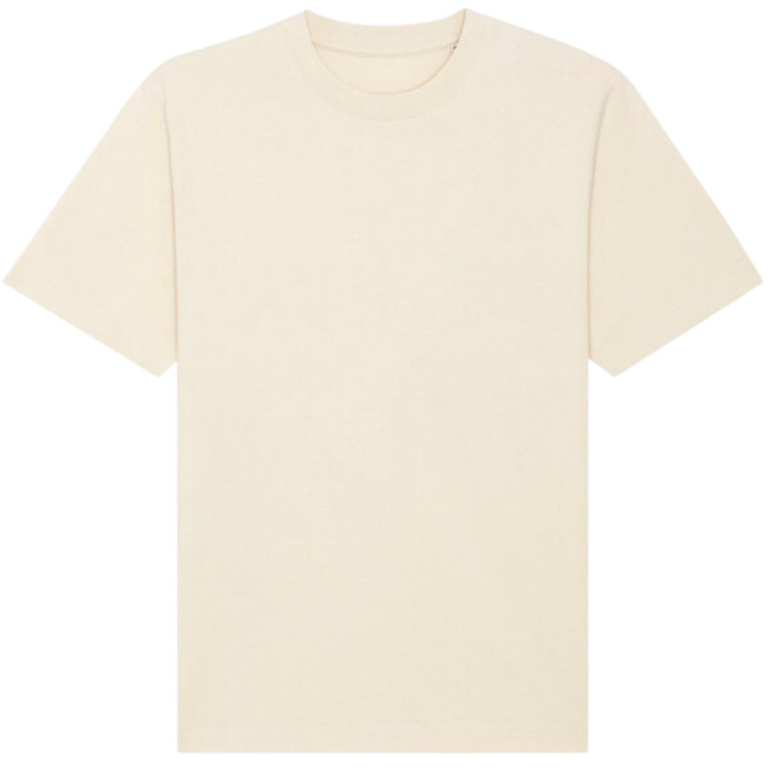 Tryck din logga på T-shirts design från Stanley/Stella - Anpassa Stanley/Stella Freestyler – T-shirt i Relaxed Fit och Tjockare Material i färgen Khaki för företag, föreningar och privatpersoner