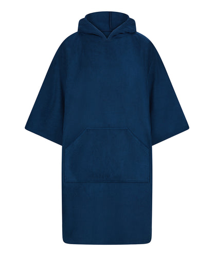 Tryck din logga på Badrockar från Towel City - Anpassa Poncho för vuxna i färgen Marinblå One Size för företag, föreningar och privatpersoner