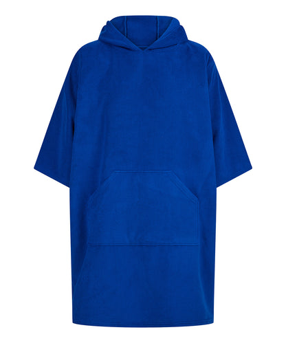 Tryck din logga på Badrockar från Towel City - Anpassa Poncho för vuxna i färgen Royal One Size för företag, föreningar och privatpersoner