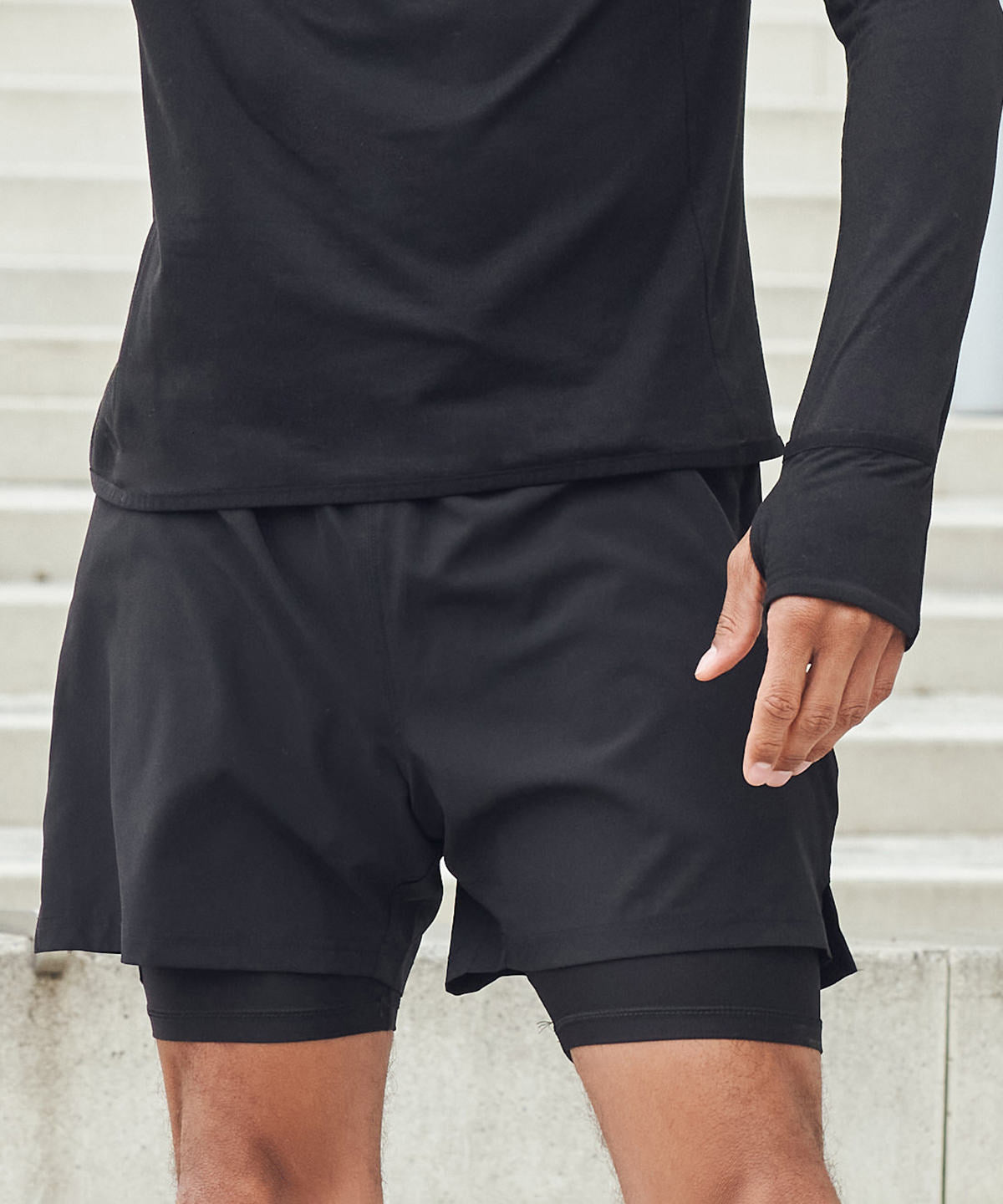 Tryck din logga på Shorts från Tombo - Anpassa Sportshorts med dubbla lager i färgen för företag, föreningar och privatpersoner