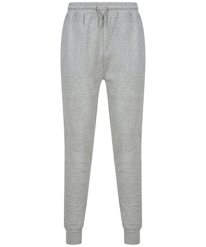 Tryck din logga på Mjukisbyxor från Tombo - Anpassa Unisex joggingbyxor för athleisure i färgen Ljunggrå för företag, föreningar och privatpersoner