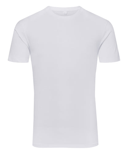 Tryck din logga på T-shirts från TriDri - Anpassa TriDri organisk t-shirt i färgen Vit för företag, föreningar och privatpersoner