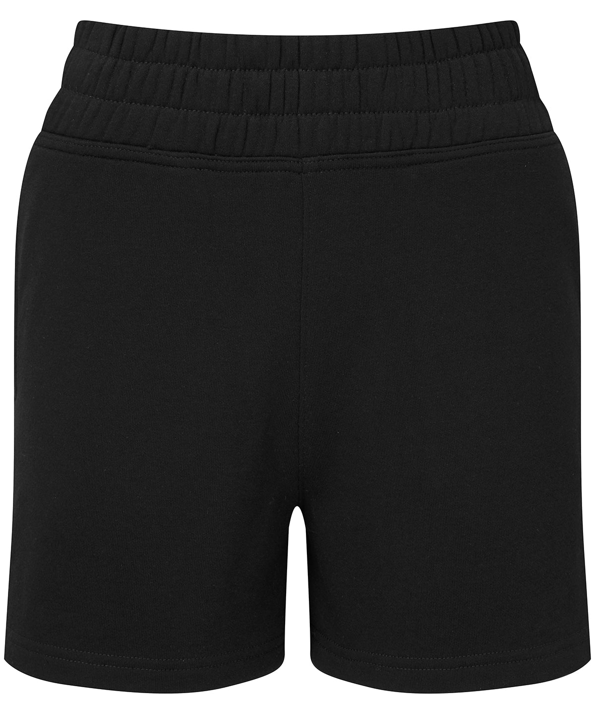 Tryck din logga på Shorts från TriDri - Anpassa TriDri joggingshorts för damer i färgen Svart för företag, föreningar och privatpersoner