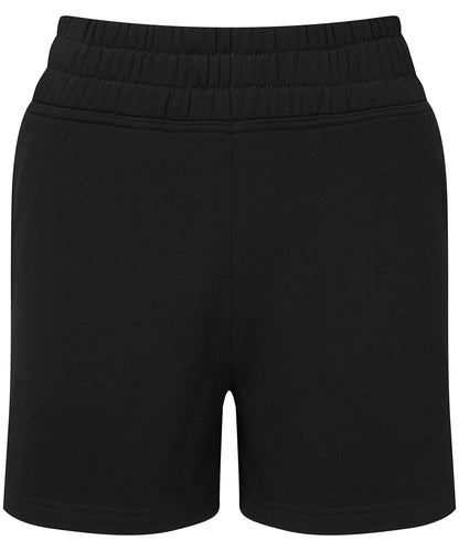 Tryck din logga på Shorts från TriDri - Anpassa TriDri joggingshorts för damer i färgen Svart för företag, föreningar och privatpersoner