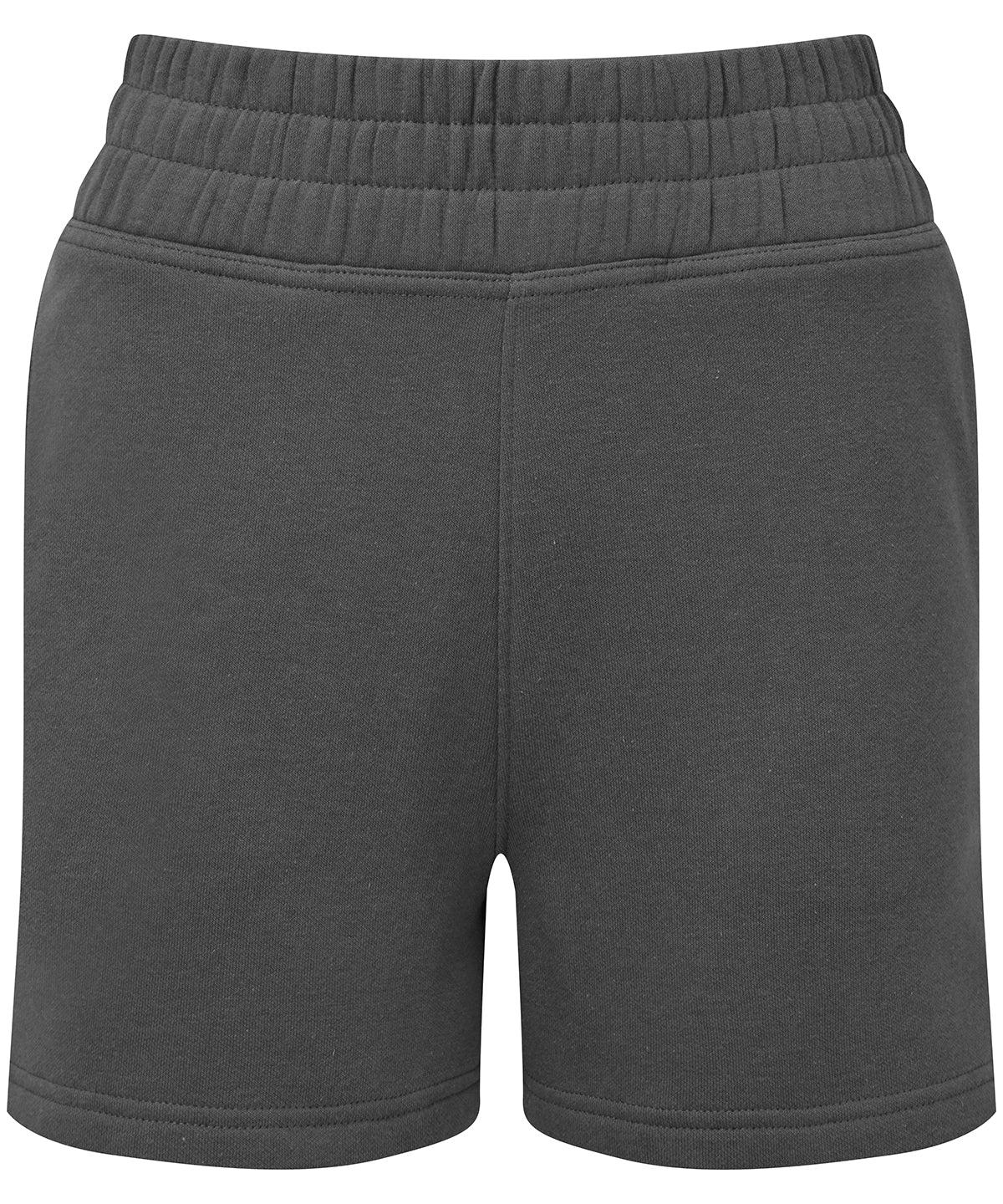 Tryck din logga på Shorts från TriDri - Anpassa TriDri joggingshorts för damer i färgen Mörkgrå för företag, föreningar och privatpersoner