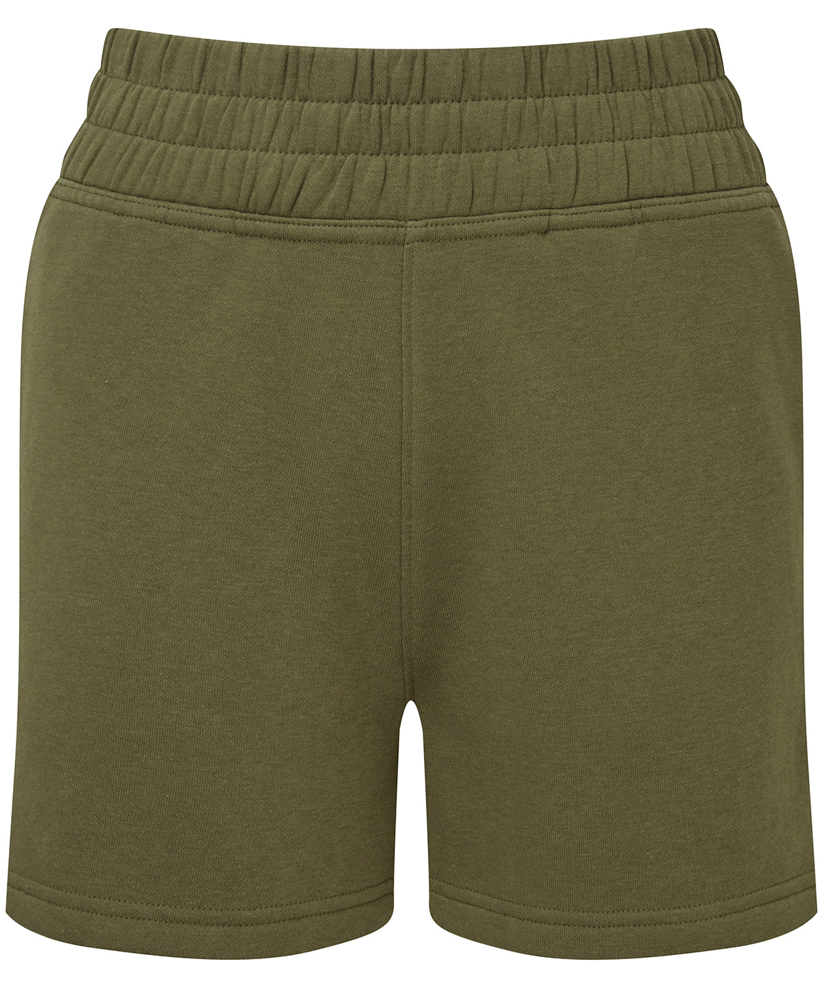 Tryck din logga på Shorts från TriDri - Anpassa TriDri joggingshorts för damer i färgen Oliv för företag, föreningar och privatpersoner