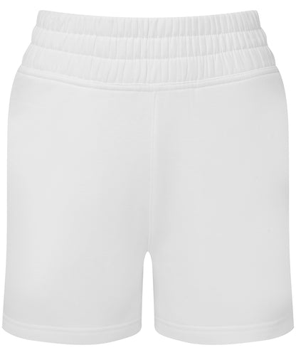 Tryck din logga på Shorts från TriDri - Anpassa TriDri joggingshorts för damer i färgen Vit för företag, föreningar och privatpersoner