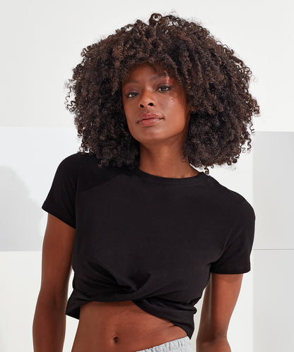 Tryck din logga på T-shirts från TriDri - Anpassa Dam TriDri twist crop top i färgen för företag, föreningar och privatpersoner