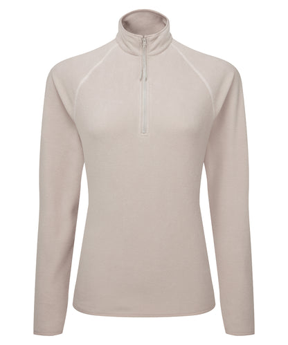 Tryck din logga på Fleece från TriDri - Anpassa Dam TriDri Recycled Elements aktiv figursydd fleece i färgen Naturligt för företag, föreningar och privatpersoner