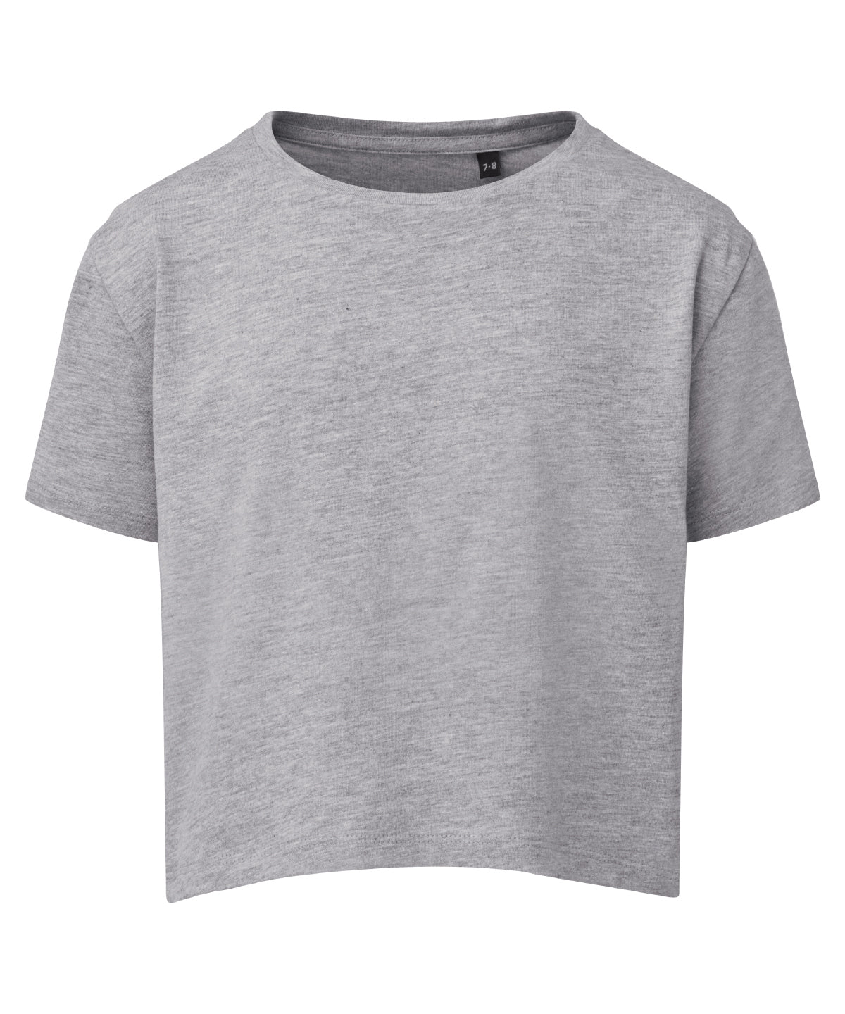 Tryck din logga på T-shirts från TriDri - Anpassa TriDri boxy t-shirt för barn i färgen Ljunggrå för företag, föreningar och privatpersoner