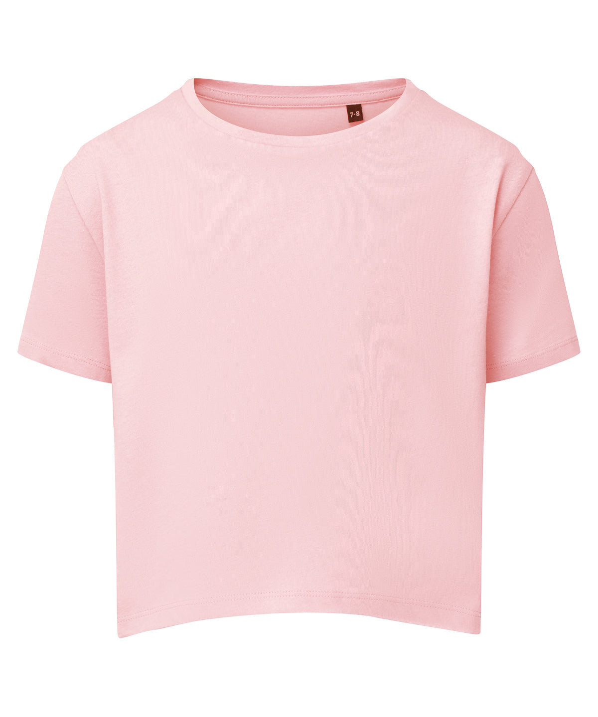 Tryck din logga på T-shirts från TriDri - Anpassa TriDri boxy t-shirt för barn i färgen Ljusrosa för företag, föreningar och privatpersoner