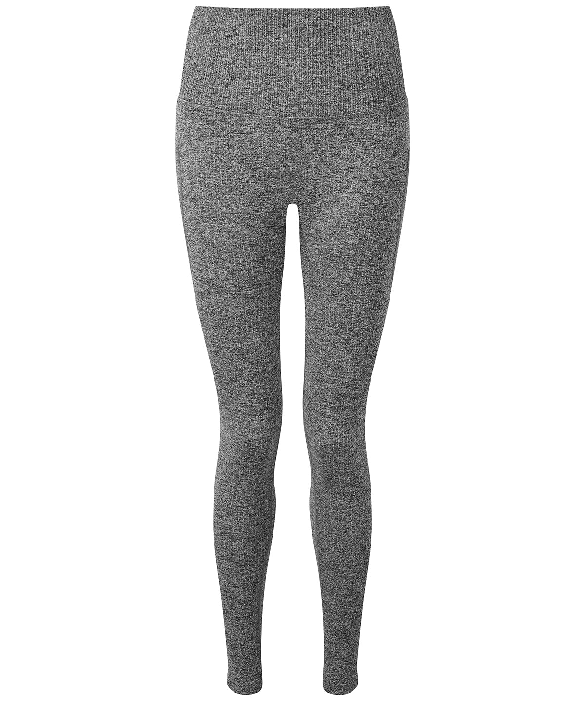 Tryck din logga på Leggings från TriDri - Anpassa Dam TriDri ribbade sömlösa multisportleggings med 3D-passform i färgen Mellangrå för företag, föreningar och privatpersoner