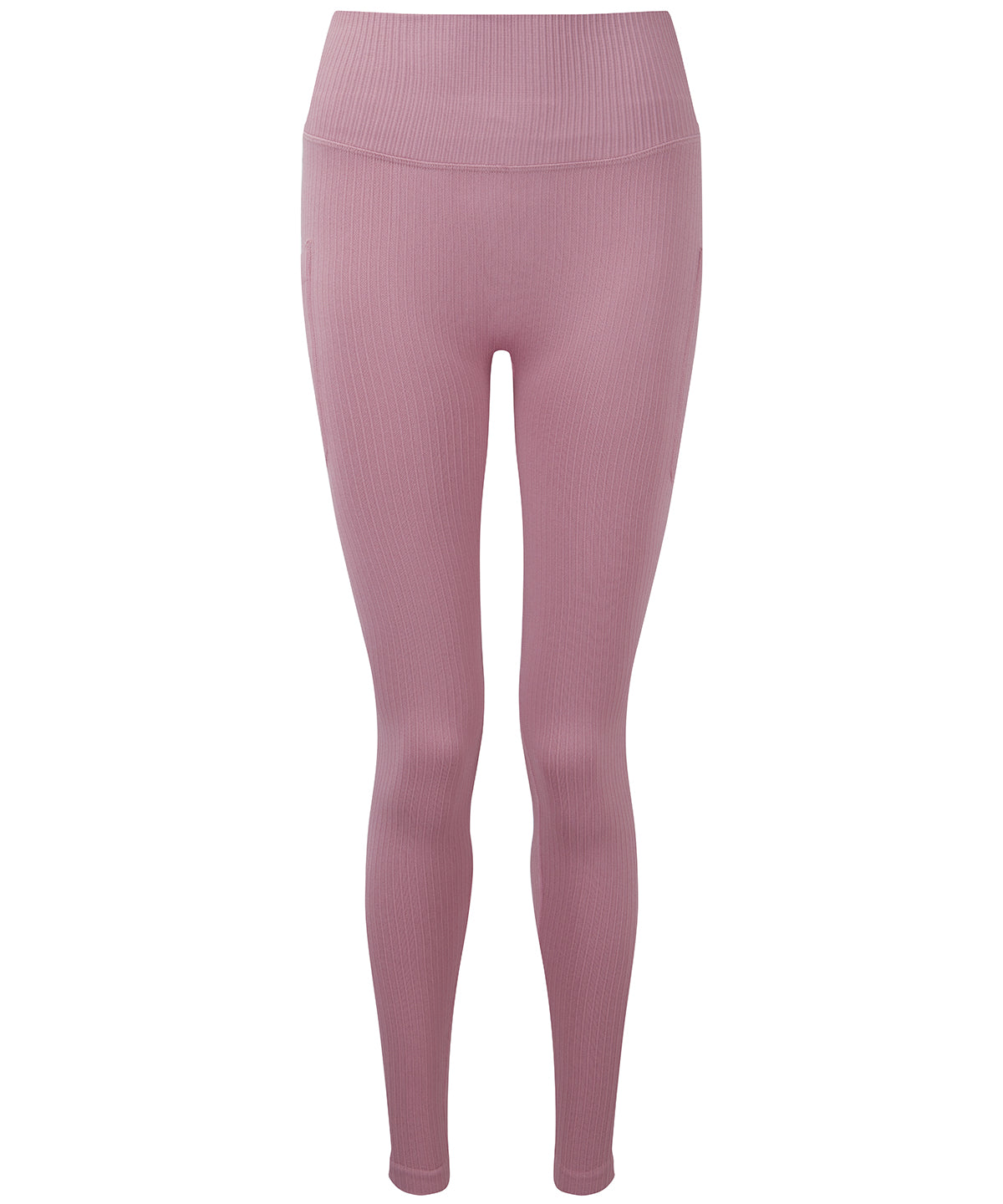 Tryck din logga på Leggings från TriDri - Anpassa Dam TriDri ribbade sömlösa multisportleggings med 3D-passform i färgen Ljus lila för företag, föreningar och privatpersoner