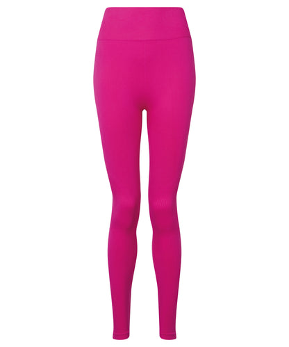 Tryck din logga på Leggings från TriDri - Anpassa Dam TriDri sömlösa '3D fit' multisport skulptur enfärgade leggings i färgen Fuchsia för företag, föreningar och privatpersoner