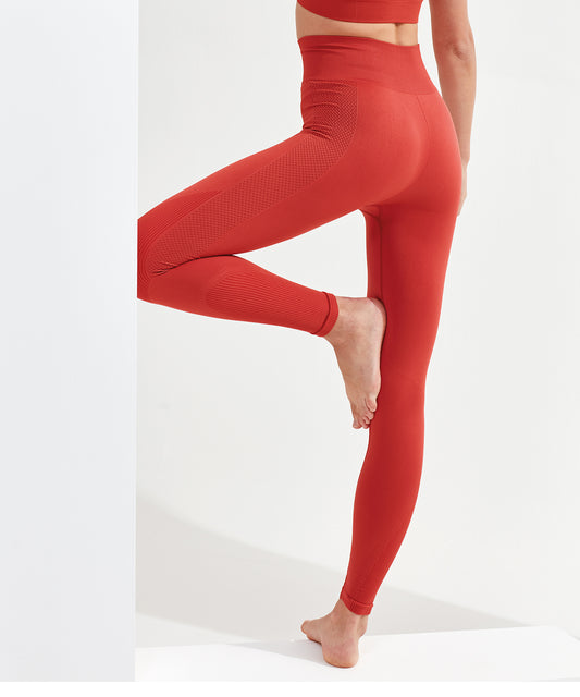 Tryck din logga på Leggings från TriDri - Anpassa Dam TriDri sömlösa '3D fit' multisport skulptur enfärgade leggings i färgen för företag, föreningar och privatpersoner