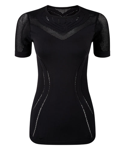 Tryck din logga på T-shirts från TriDri - Anpassa Dam TriDri sömlös '3D fit' multisport avslöjande sporttopp i färgen för företag, föreningar och privatpersoner