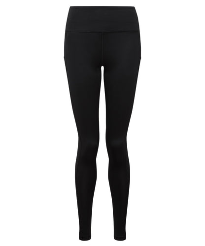 Tryck din logga på Leggings från TriDri - Anpassa TriDri Performance-leggings med fickor för damer i färgen Svart för företag, föreningar och privatpersoner
