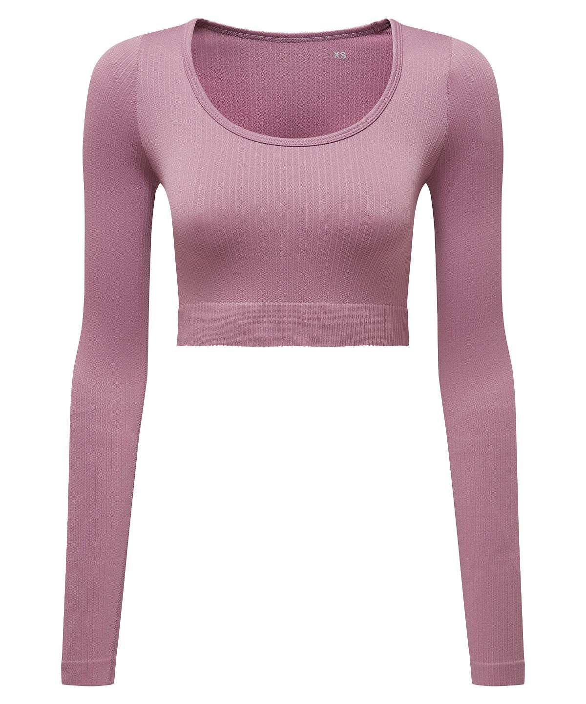 Tryck din logga på T-shirts från TriDri - Anpassa Dam TriDri ribbad sömlös '3D Figursydd' crop top i färgen Ljus lila för företag, föreningar och privatpersoner