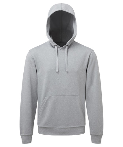 Tryck din logga på Hoodies från TriDri - Anpassa TriDri - Spun Dyed Huvtröja i färgen Ljunggrå för företag, föreningar och privatpersoner