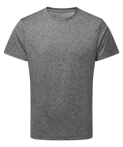 Tryck din logga på T-shirts från TriDri - Anpassa TriDri t-shirt med återvunnen prestanda i färgen Mellangrå för företag, föreningar och privatpersoner