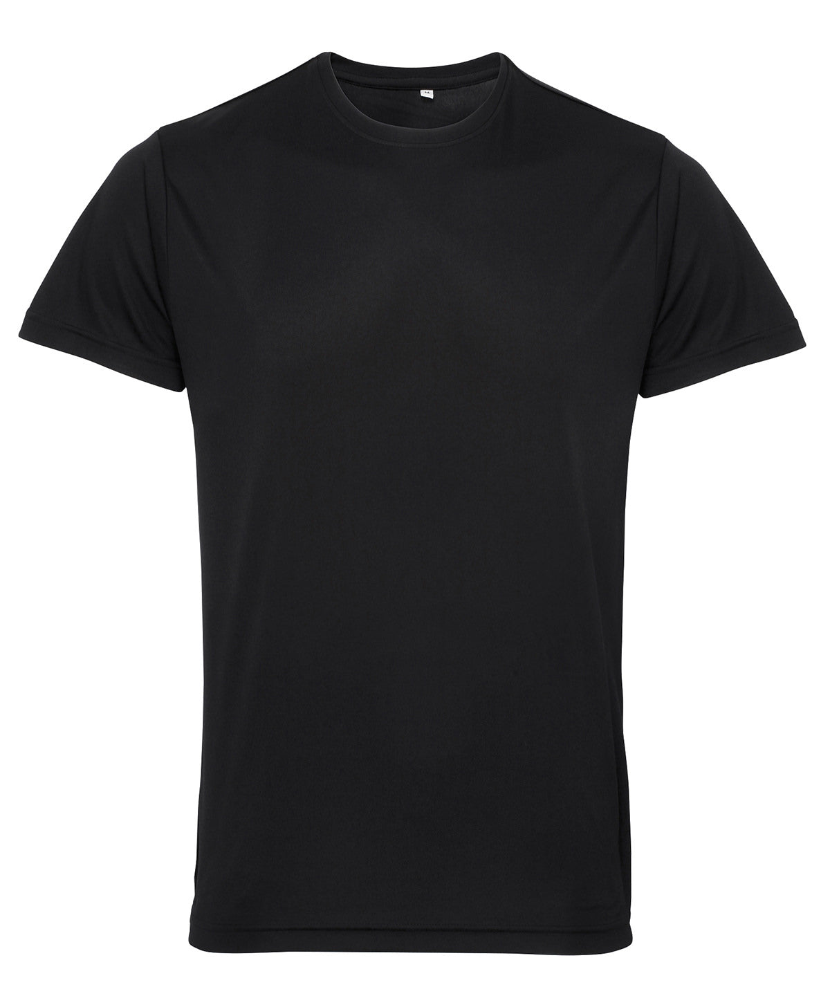 Tryck din logga på T-shirts från TriDri - Anpassa TriDri t-shirt med återvunnen prestanda i färgen Svart för företag, föreningar och privatpersoner