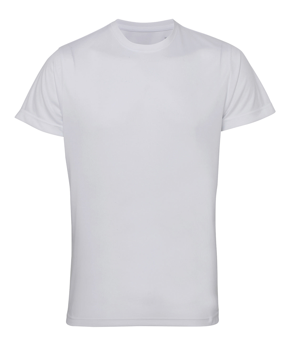 Tryck din logga på T-shirts från TriDri - Anpassa TriDri t-shirt med återvunnen prestanda i färgen Vit för företag, föreningar och privatpersoner